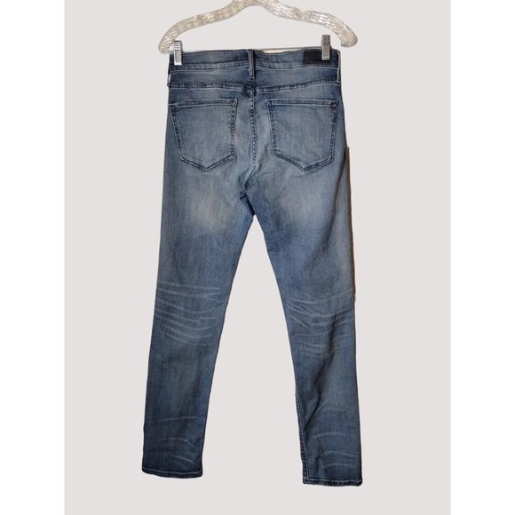 Express Leggings Womens 4 Cropped Mid Rise Stretch Denim Perfect - Picture 2 of 16